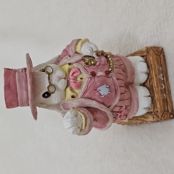 The Patchville Bunnies Collection Mayor Cornelius Bunny Decor - Picture 2 of 11